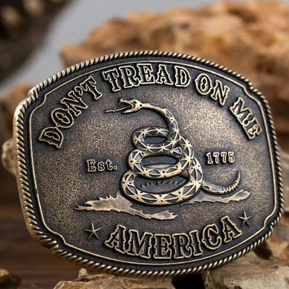 New don't tread on me snake belt buckle - Picture 10 of 15